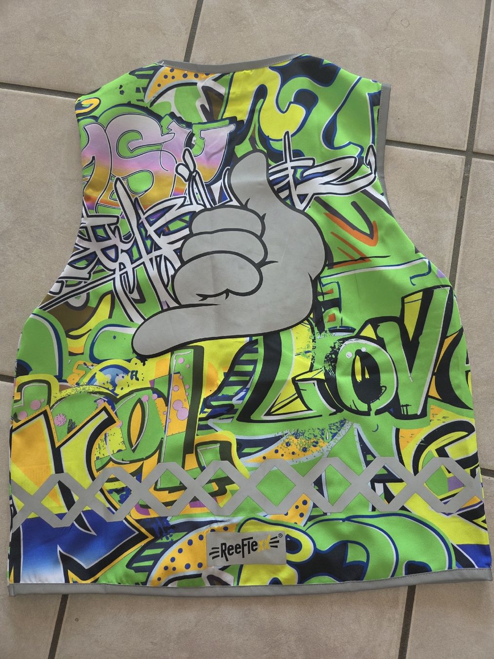 Altro abbigliamento per bambino: Reeflexx Warnweste Graffiti Design  neuwertig – Nuovo e nell'imballaggio originale da Oensingen venduto da kruemel82 3
