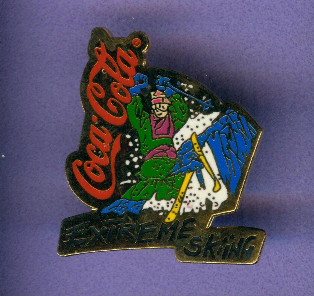 Coca-Cola Placchette & Badge: Coca Cola   SKIING – Usato da Winterthur venduto da Sammleroase
