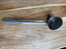 Vintage Suppenkelle / Schöpfkelle aus Aluminium