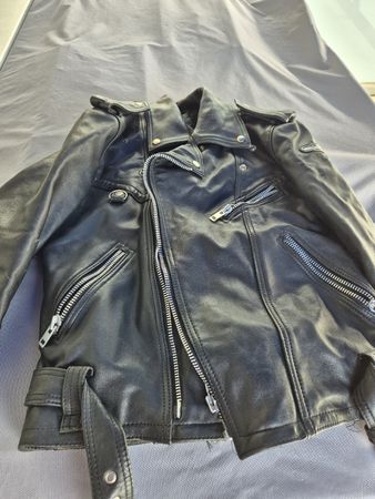 Lederjacke Hein Gericke schwarz Grösse L mit Gebrauchsspuren