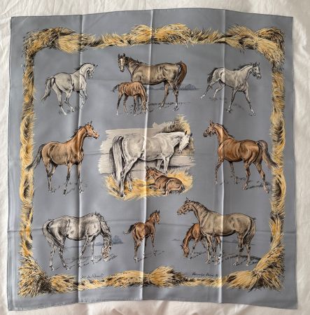 Carré Foulard Hermès 90x90 100% soie