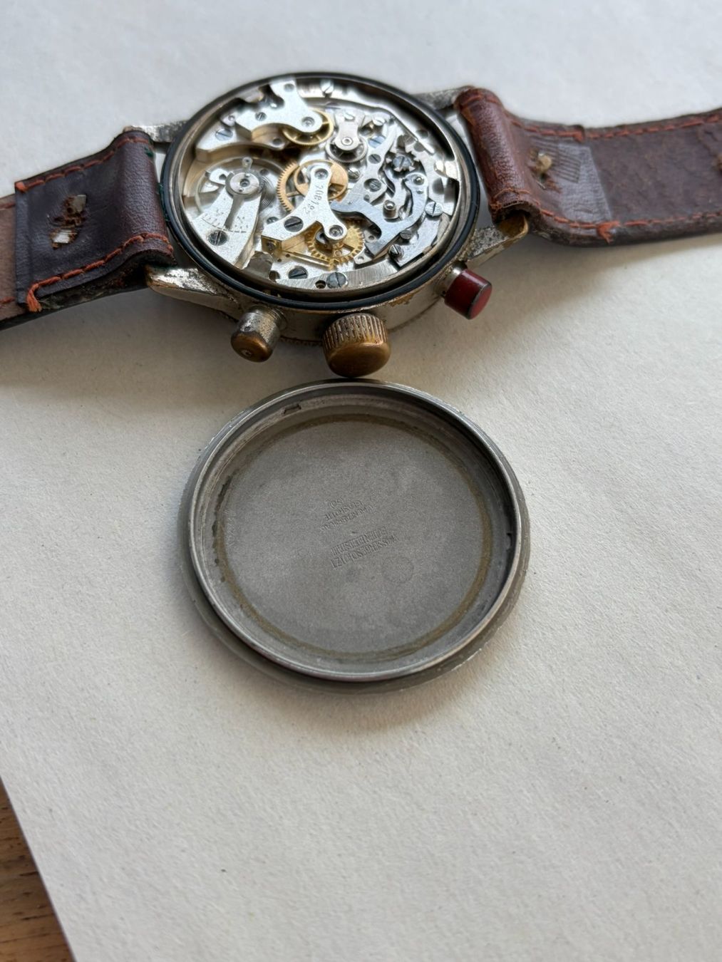 Orologi: 1940s Tutima Glashutte Urofa 59 - original strap - SUPERB – Usato da Pregassona venduto da camus84 6