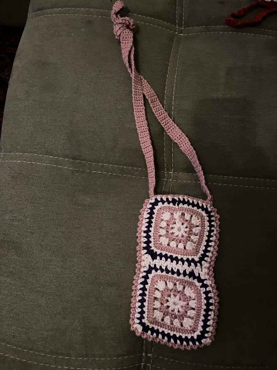 Borse: Crochet Phone Pouch Granny Square  – Nuovo e nell'imballaggio originale da Zürich venduto da aks_nyc5 1
