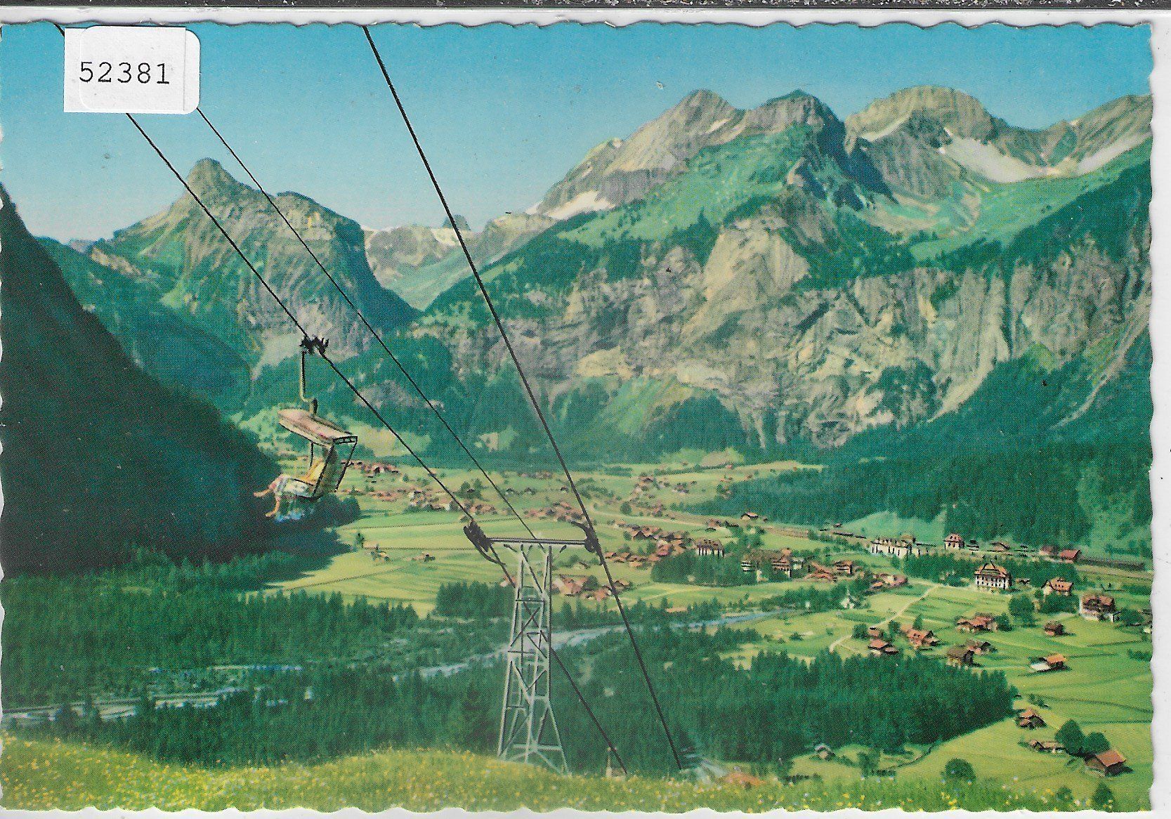 Cartoline postali: Kandersteg - Sessellift – Usato da Ettingen venduto da Kartenplanet
