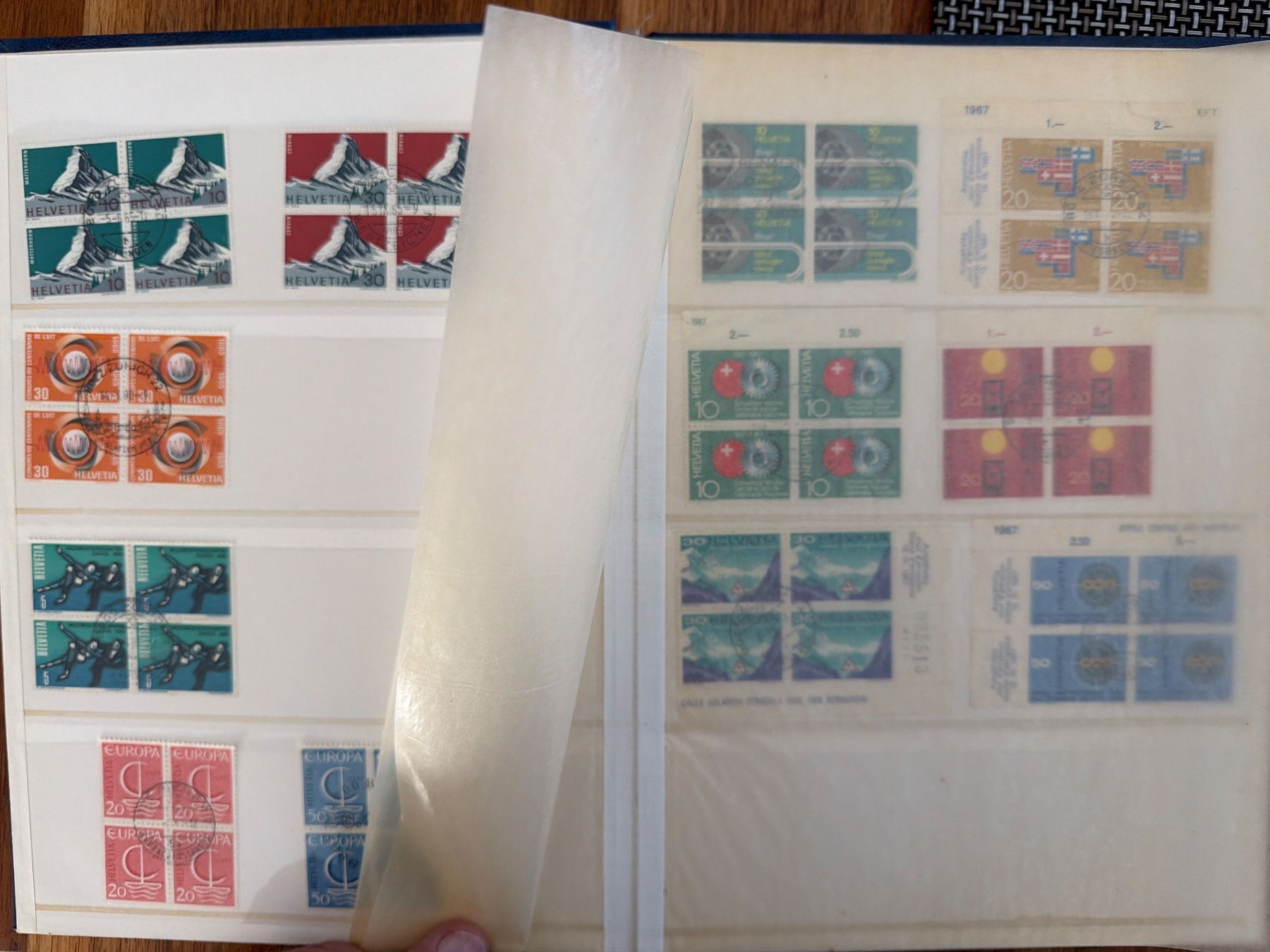 Tutti i francobolli: Schweizer Briefmarken Helvetia u Werbemarken – Usato da Horgen venduto da Nuschel01 1
