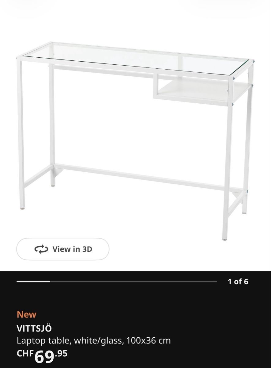 Scrivanie: Vittsjö laptop desk  – Nuovo (secondo la descrizione) da Zürich venduto da esl_25jf