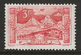 1918 : Nr. 142 "Mythen" , ungebraucht*, KP 160.--