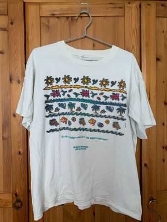 Vintage T-Shirt San Diego USA weiss Grösse L