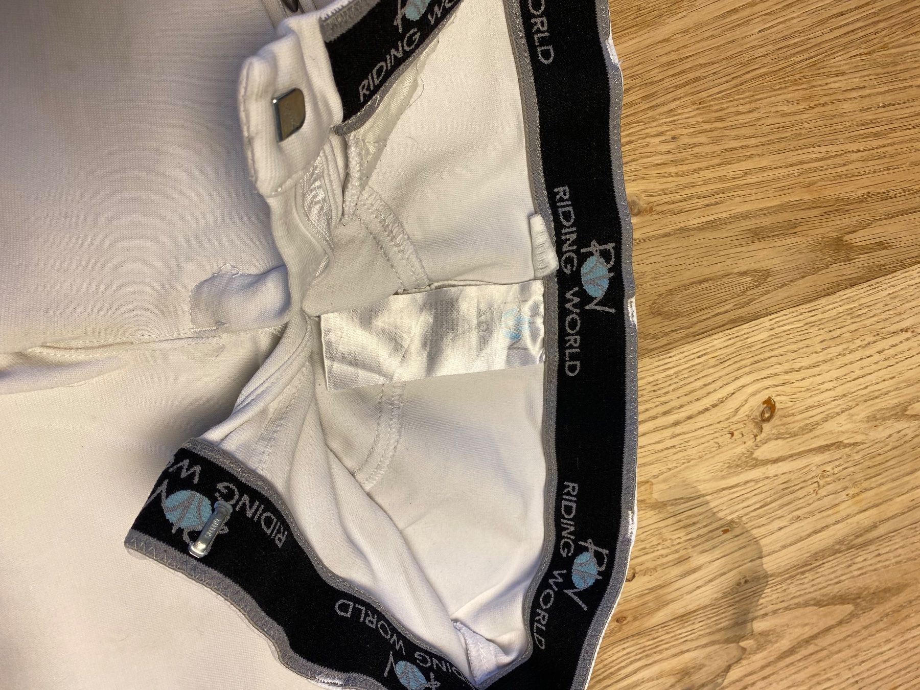 Pantaloni: Reithose Riding World, weiss, Gr.XS – Usato da Bourguillon venduto da Jemalu 1