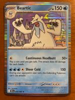 Pokemon Beartic Holo (Versand gratis)