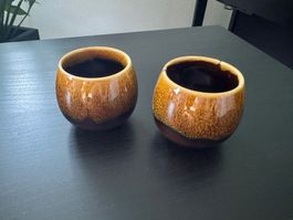 Grosse Espressotassen in Stein-Optik