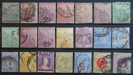 Britische Kolonien Lot mit alten Werten III