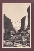 LAUTERBRUNNEN - Teilansicht mit Staubbach