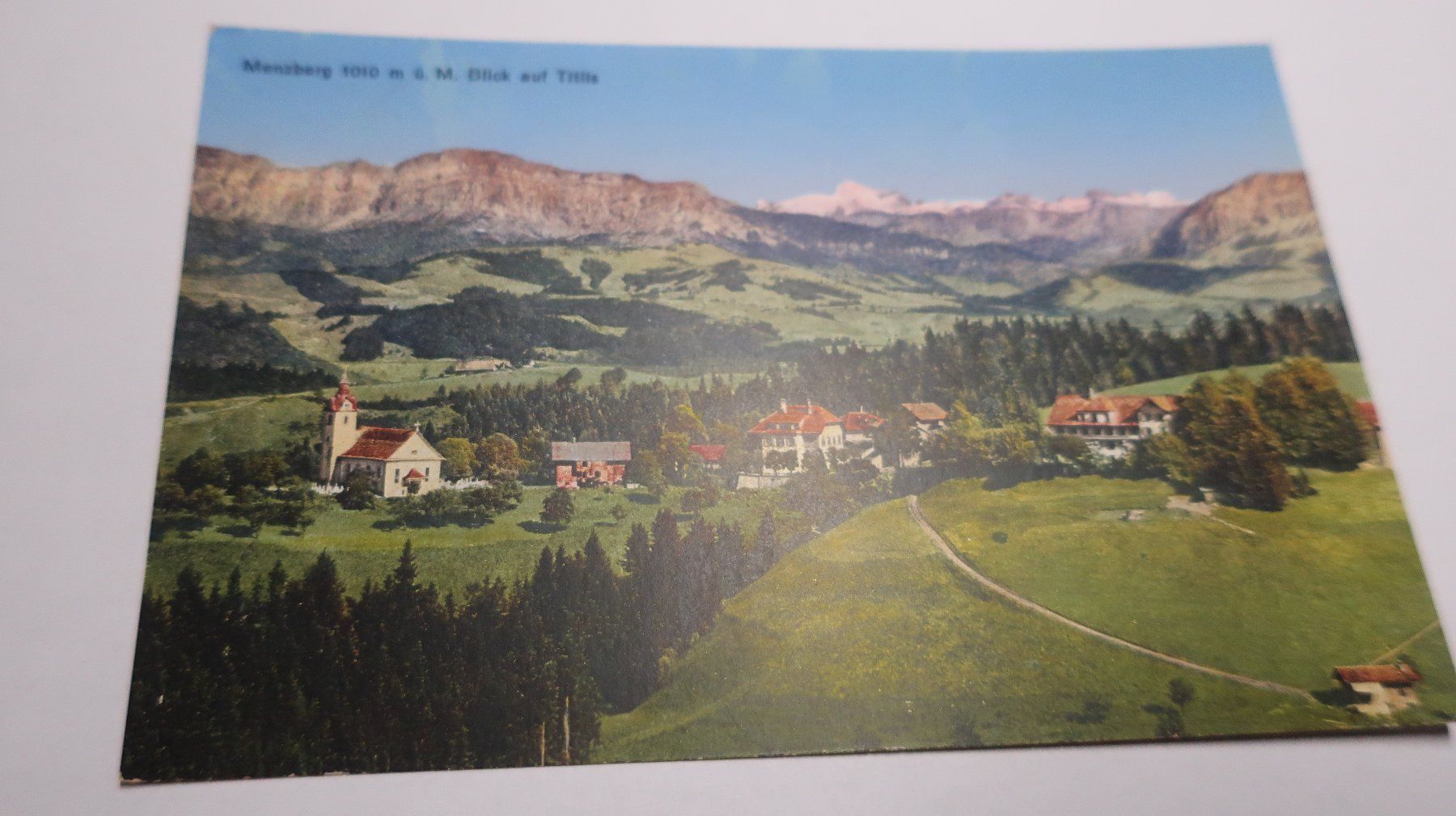 Cartes postales: Menzberg Blick auf Titlis – D'occasion à Cormoret par Pascalll2001 1