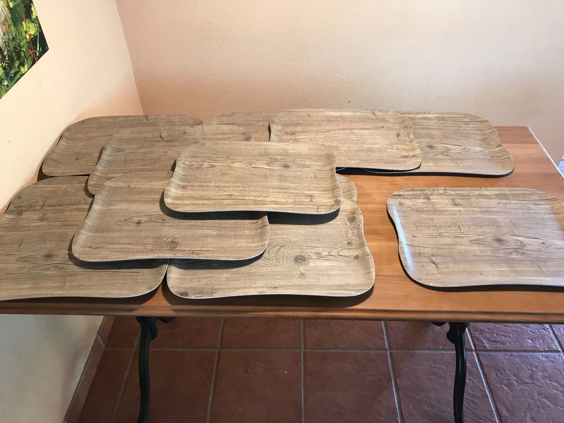 Elettrodomestici da cucina: 12 Holzstyle Service/Abräum Tabletts – Usato da Dittingen venduto da Cervolino77