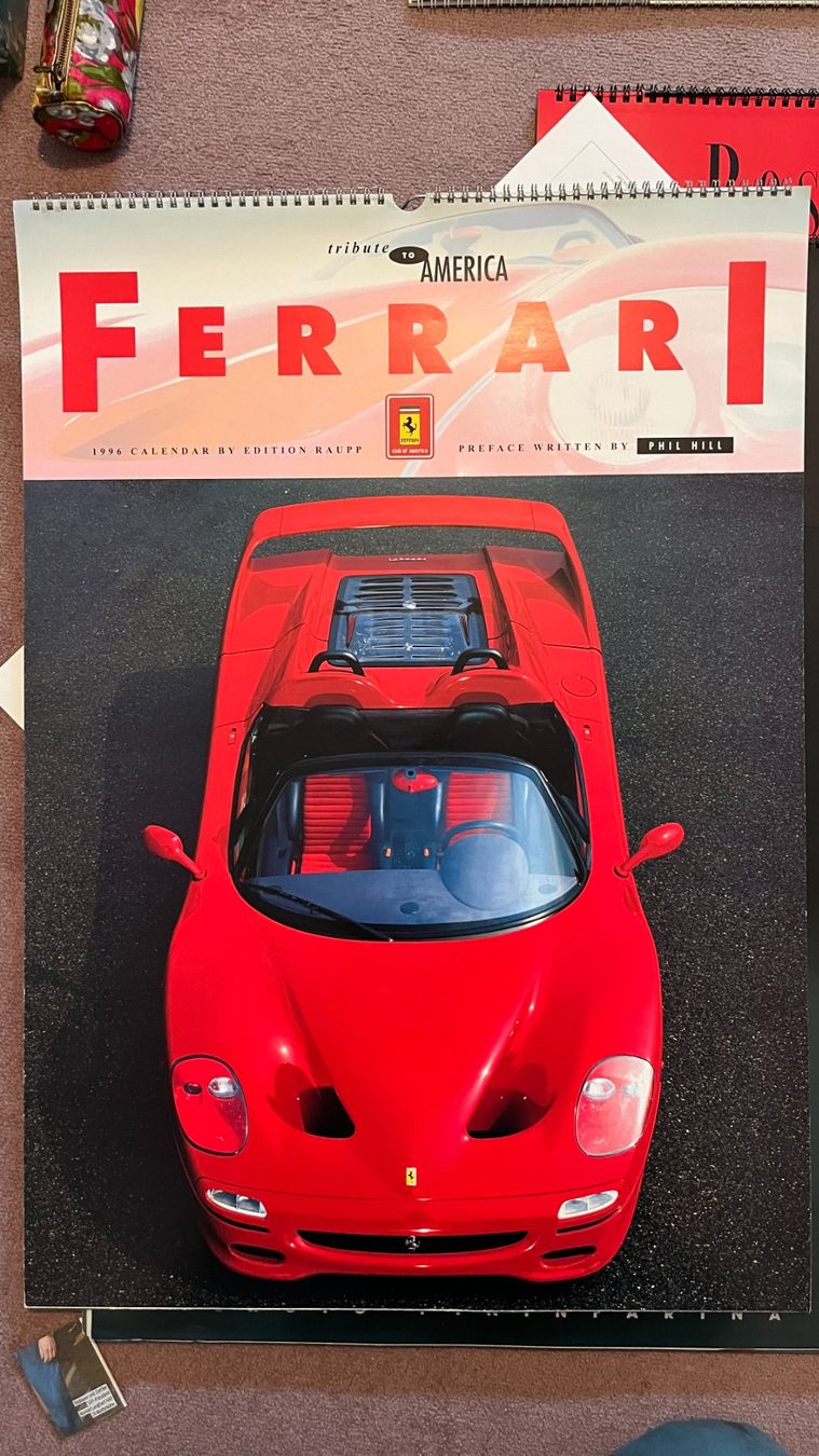 Ferrari Calendari: 1996 Edition Raupp Ferrari Kalender – Usato da Niederbipp venduto da Wcobra
