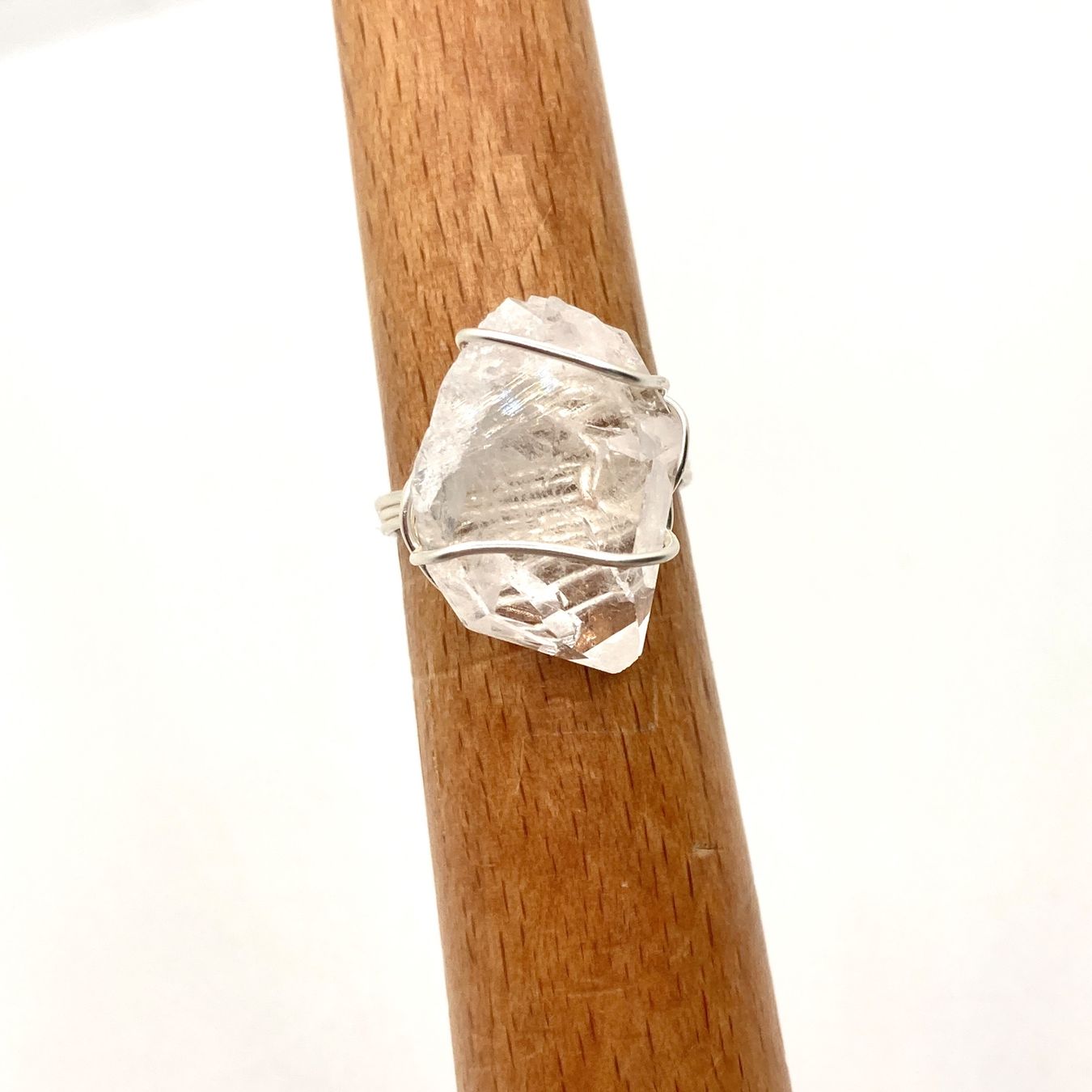 Ringe: Handgefertigter “wire wrapped” Ring mit Rohquarz – Neu (gemäss Beschreibung) aus Solothurn von Kiki_Di 7