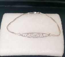 Armband  aus 925er Silber mit Zirkonia Steinen