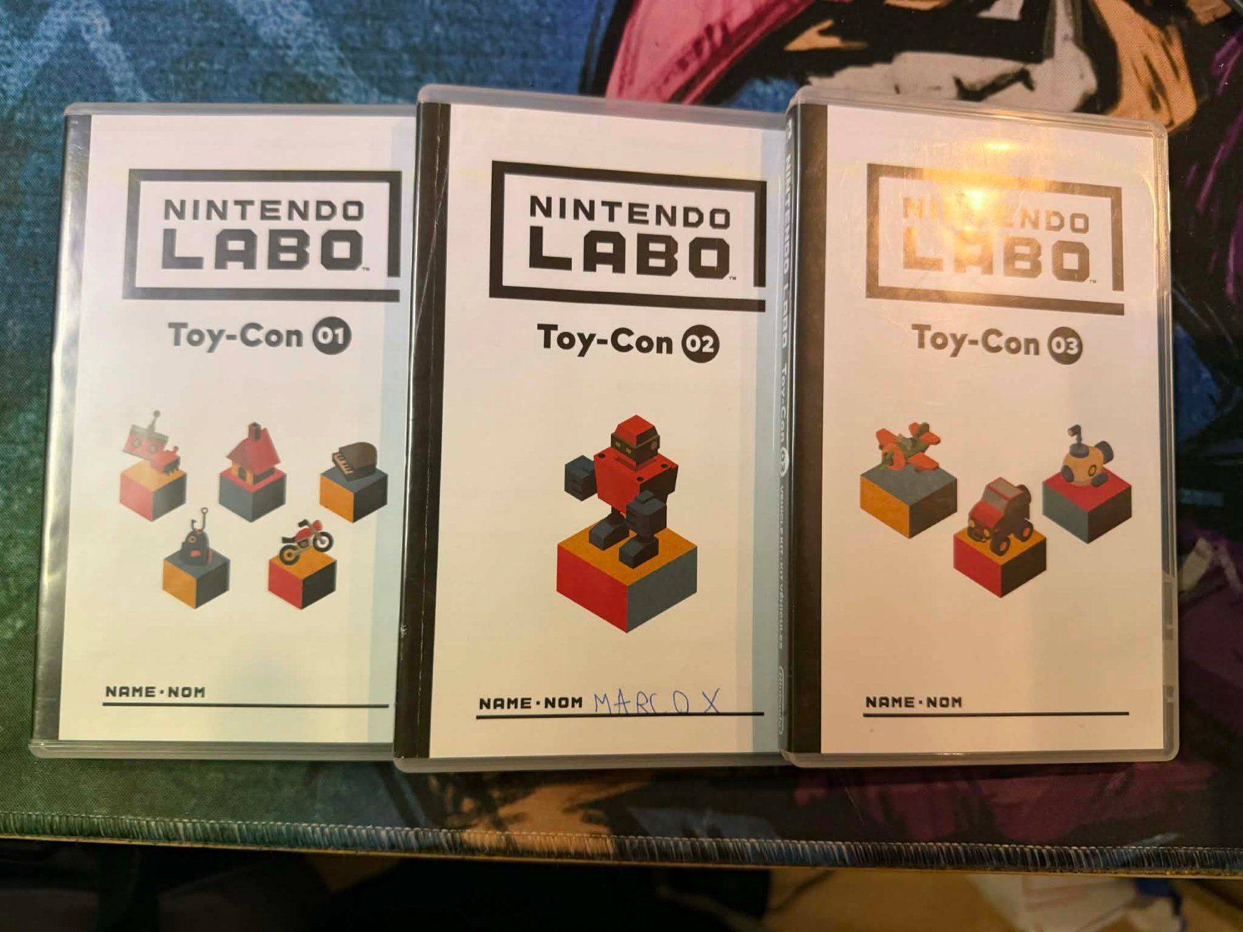 Nintendo Spiele: Nintendo Labo Toy Con 01, 02, 03 Nintendo Switch – Gebraucht aus Giubiasco von Ticinerd