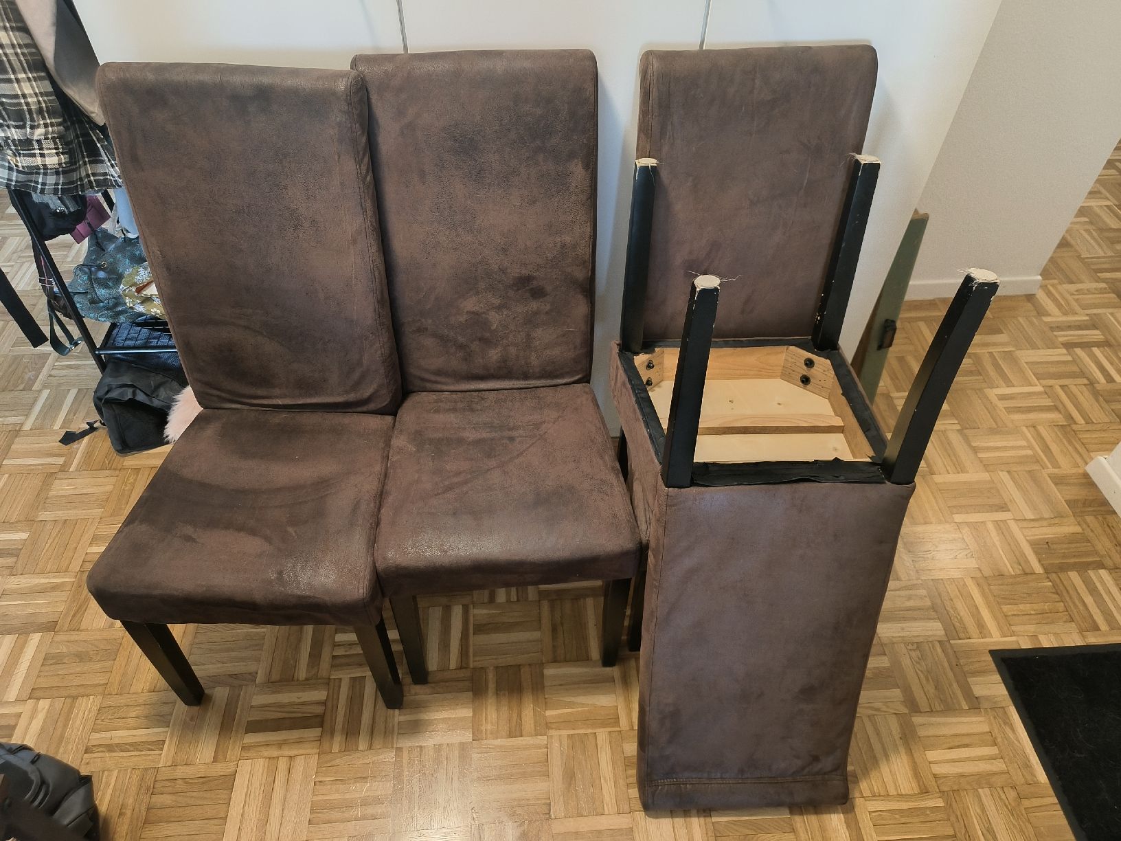Ikea Stühle: IKEA Suede chairs – Gebraucht aus Schlieren von cha_n5sk 1