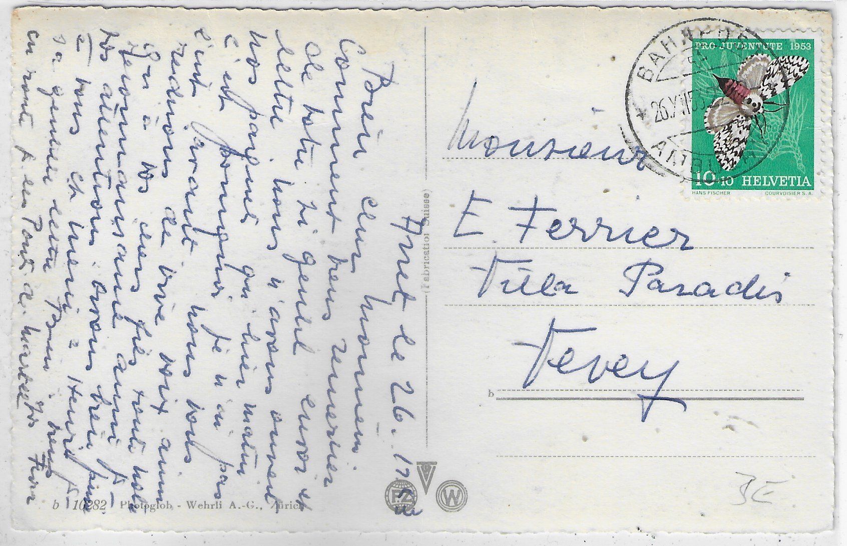 Cartoline postali: Ins - Kirche – Usato da Ettingen venduto da Kartenplanet 1