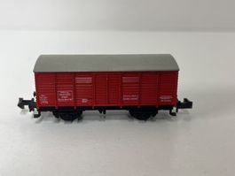 Minitrix Hilfszug Feuerlöschwagen Spur N