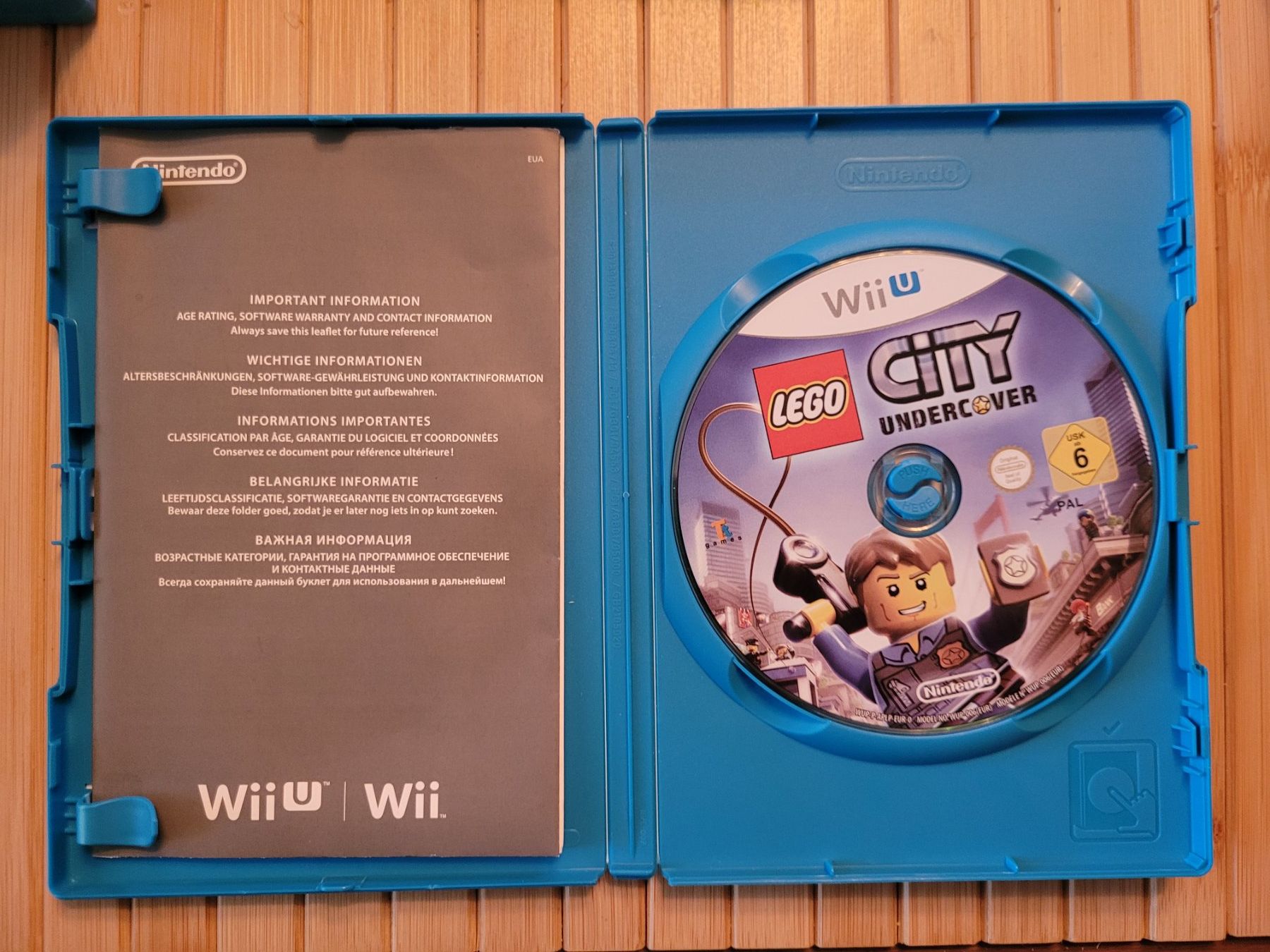 Nintendo Giochi: LEGO City Undercover - Wii U – Usato da Nürensdorf venduto da spartacus64 1