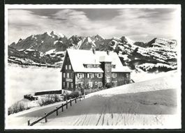 Ebnat-Kappel, Hotel Bellevue, gelaufen 1963