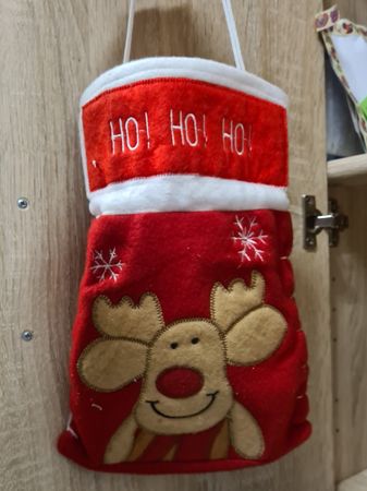 Weihnachts Filz Kamin Hänge Tasche, ca. 30x20 cm cm