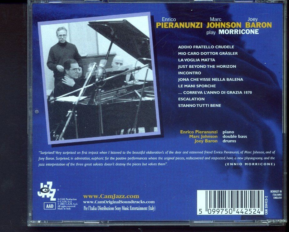 CD: Enrico Pieranunzi Play Morricone – Usato da Delémont venduto da MaxPlan 1