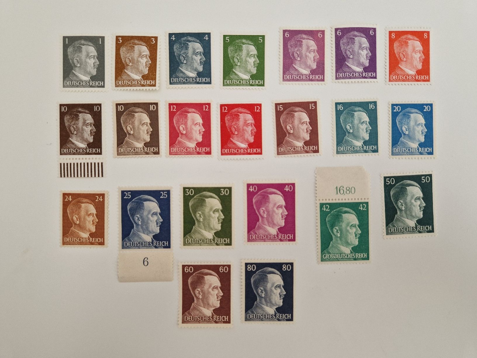 Alle Briefmarken: Deutsches Reich Adolf Hitler Briefmarken Set postfrisch – Neu (gemäss Beschreibung) aus St. Gallen von Enrico_SG