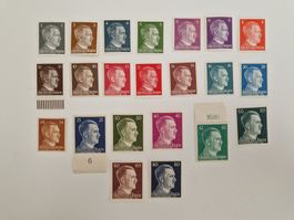 Deutsches Reich Adolf Hitler Briefmarken Set postfrisch