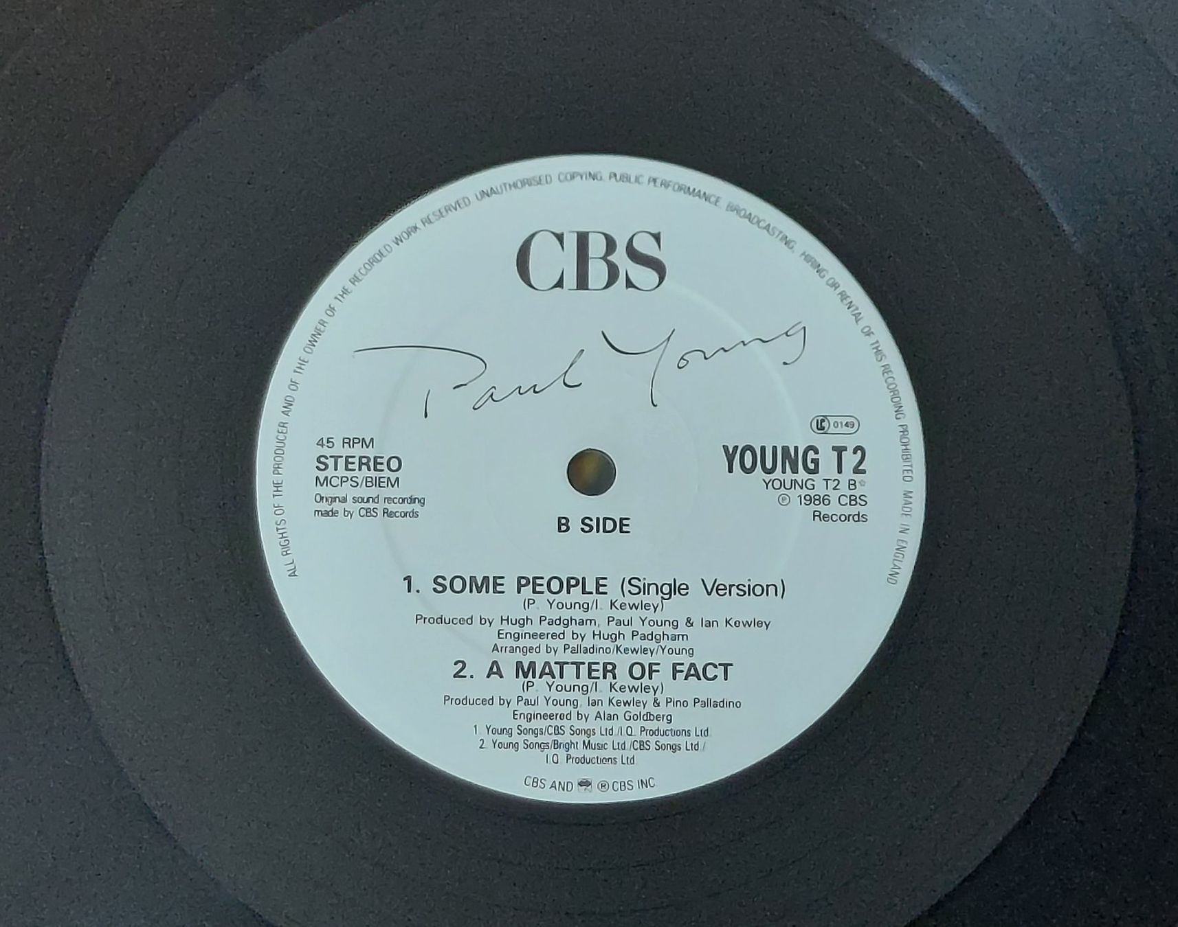 Vinyles: MAXI - PAUL YOUNG - SOME PEOPLE – D'occasion à Steckborn par Quo7 2
