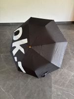 Schirm/Regenschirm, schwarz mit Ok-Aufdruck, Top Zustand