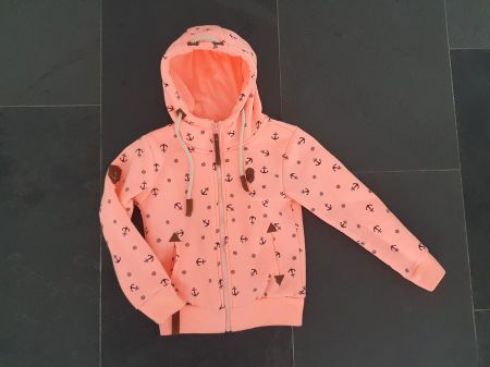 ++ gefütterte Sweatjacke ++ Gr. 122 / 128 ++