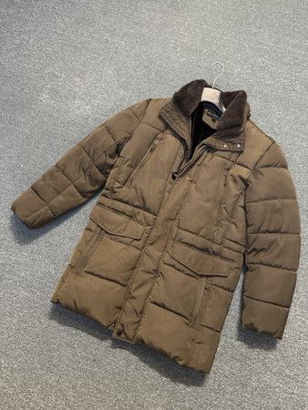 Herren Winterjacke C&A braun gefüttert guter Zustand