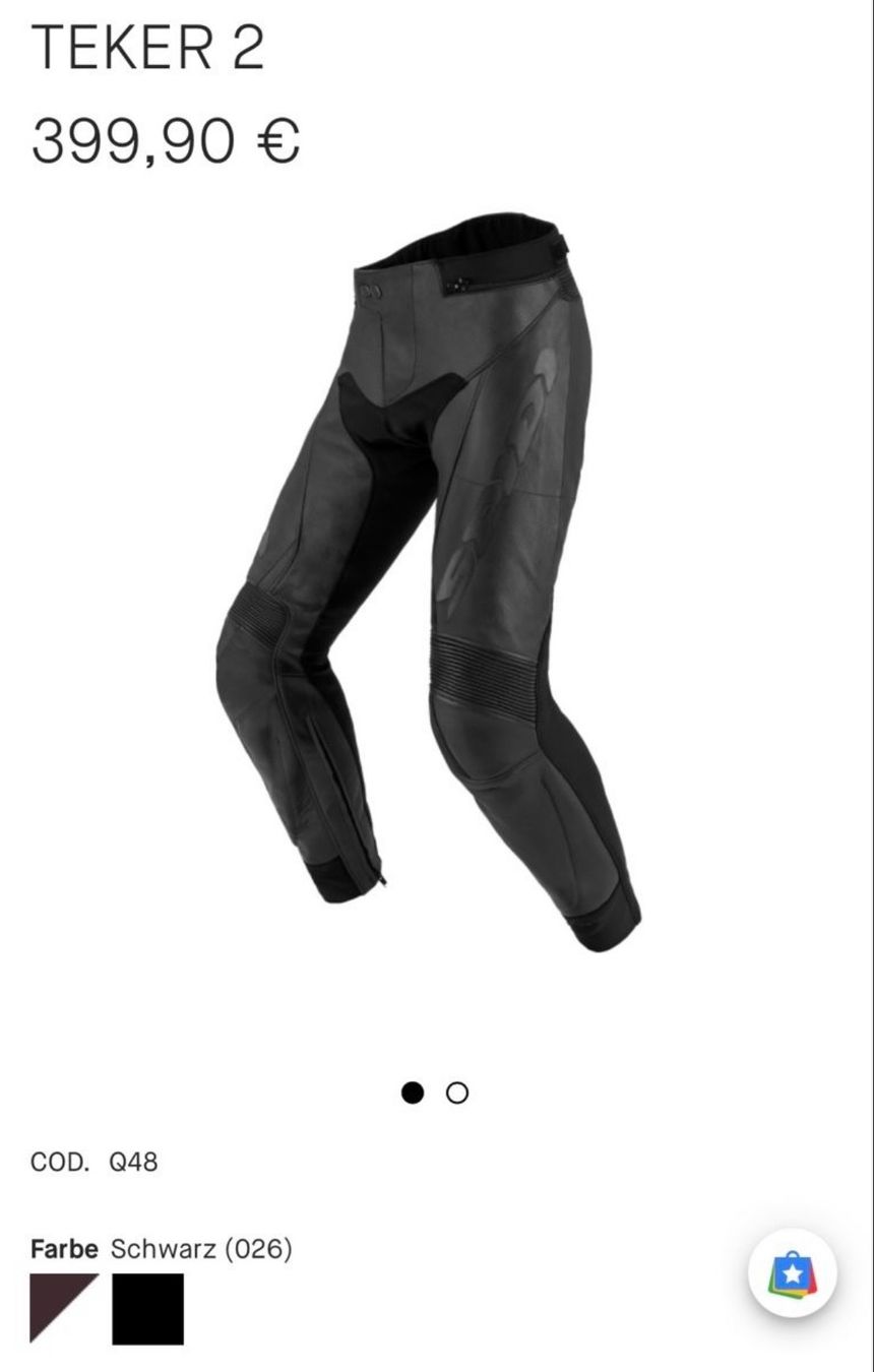 Spidi Hosen: Lederkombi Hose GR.54 Teker 2 von Spidi – Gebraucht aus Neuenhof von OGJ 2