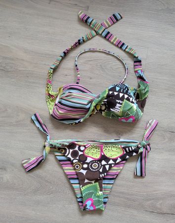 Maillot de bain coloré, S