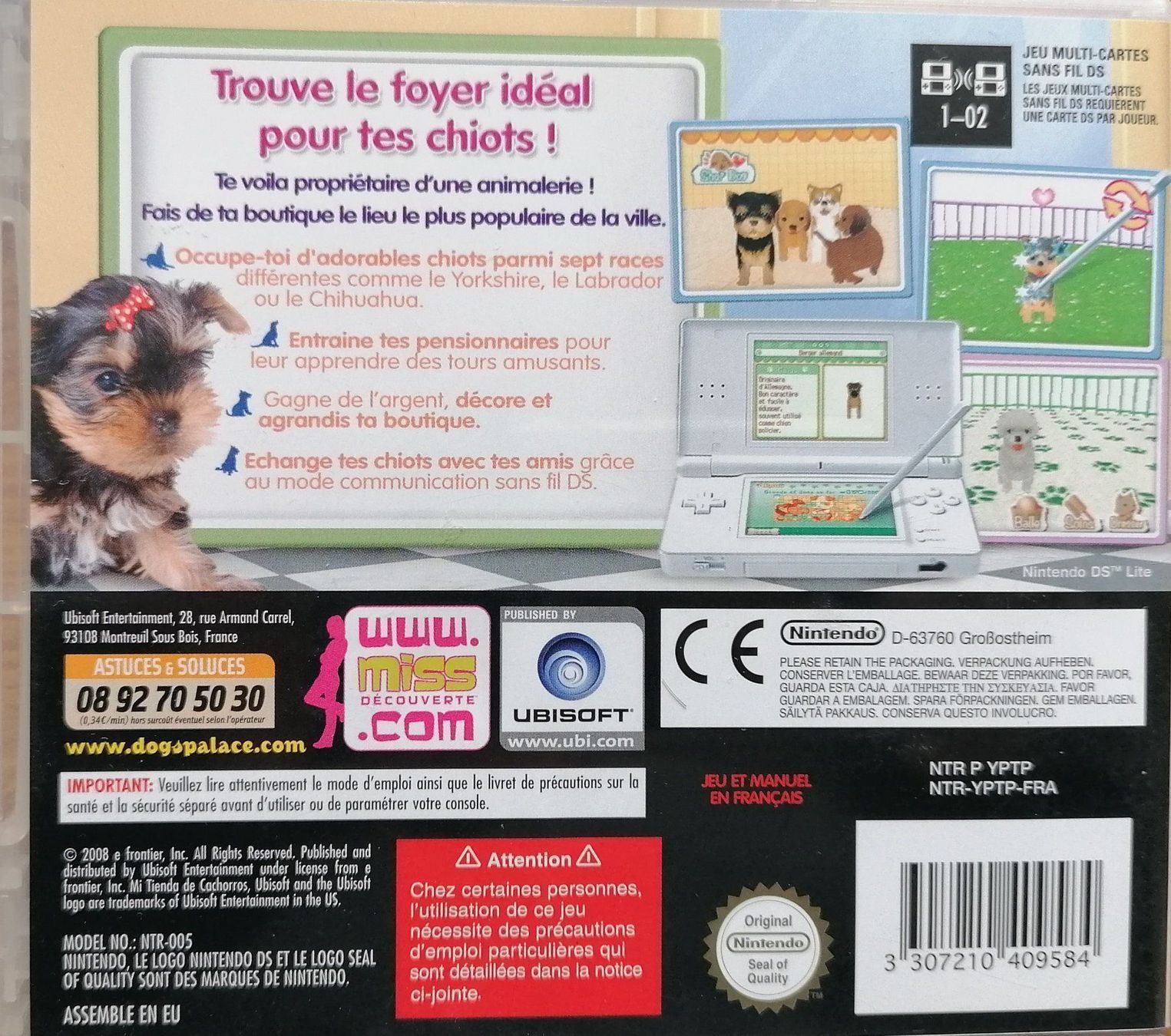 Giochi: Nintendo DS autour des animaux – Usato da Vevey venduto da PAV61 3