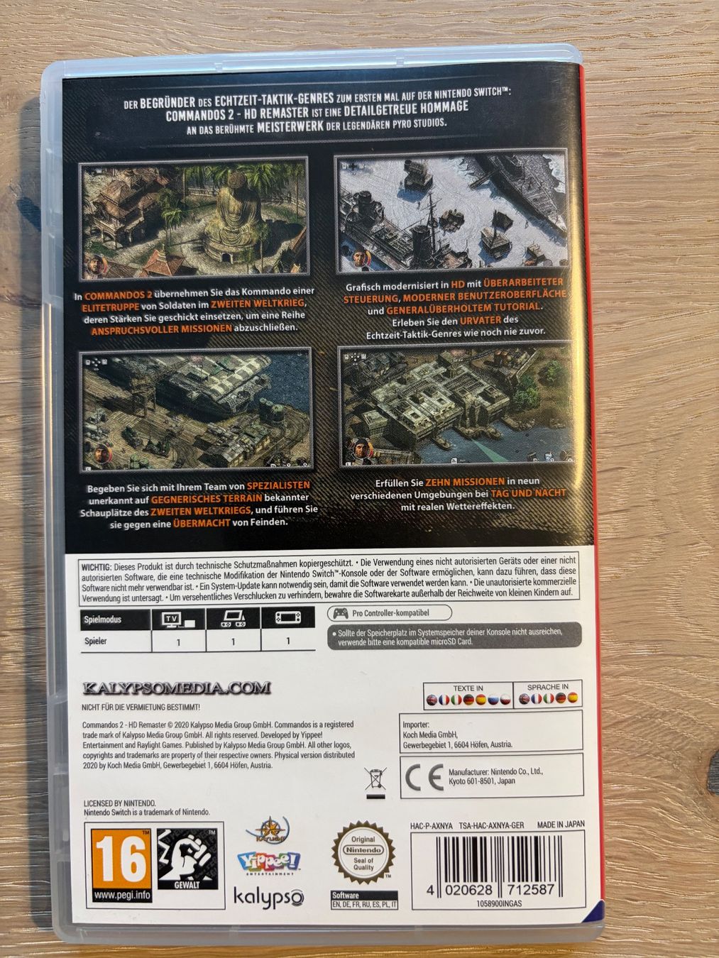 Nintendo Spiele: Commandos 2 - HD Remaster – Gebraucht aus Rümlang von tschibie 1