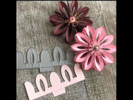 Stanzschablone Nr.8, Falt-Blume klein (für Sizzix geeignet)