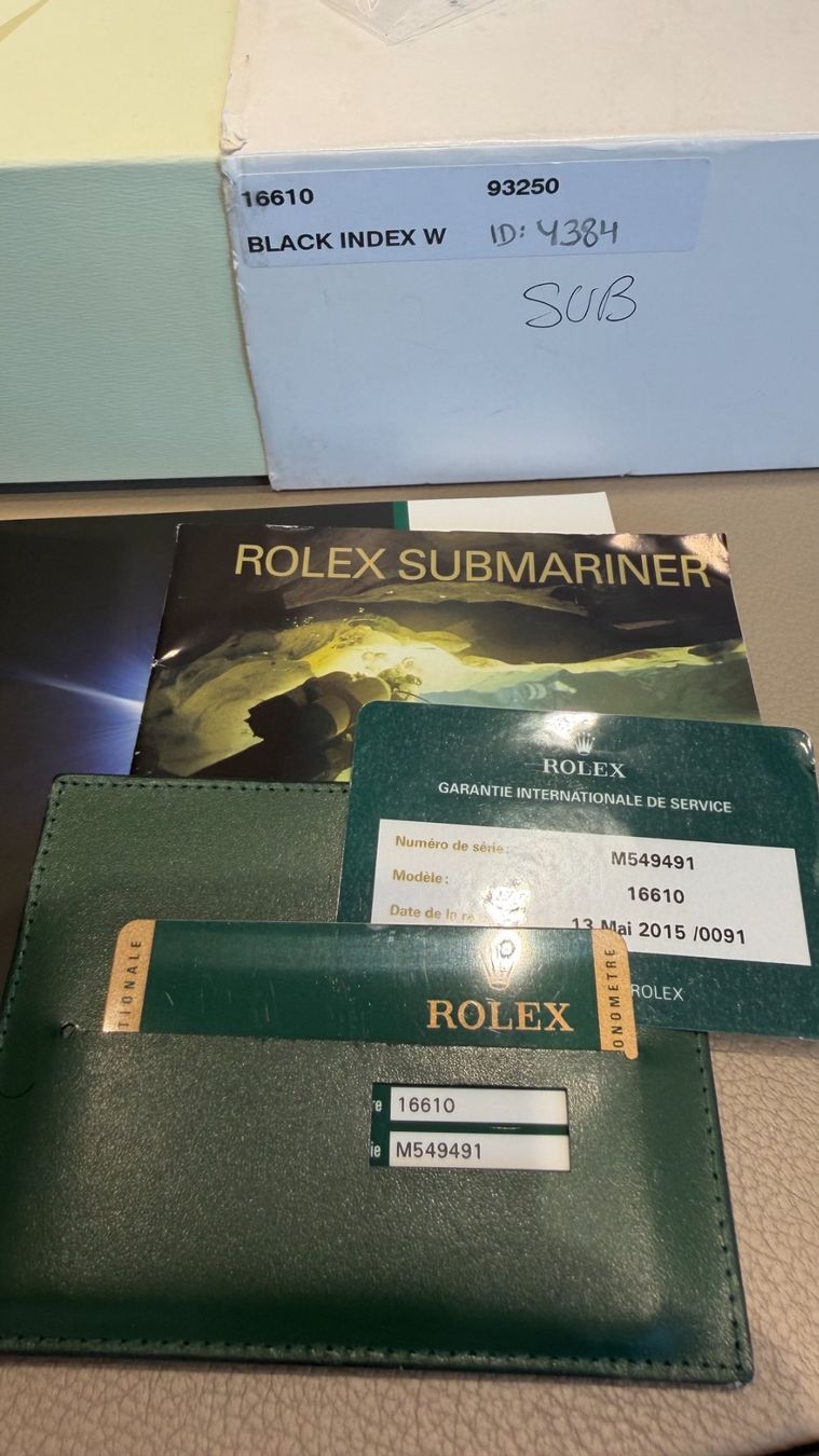 Rolex Montres: Rolex Submariner 16610 Full set 2008 – D'occasion à Randogne par 2G1909 4