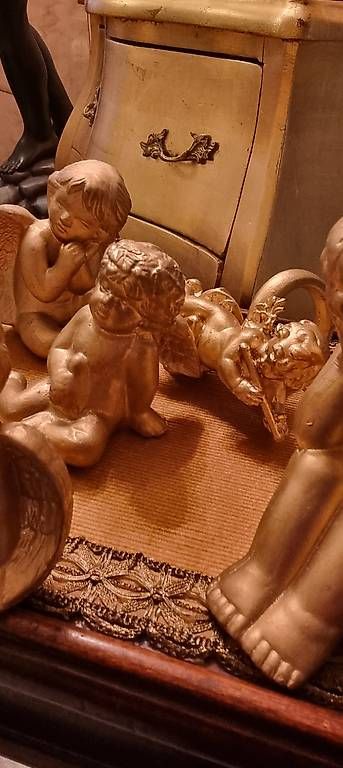 Alle Dekorationen: Goldenes Engel Set, 7 Stück – Gebraucht aus Kaufdorf von Nati-Nati 5