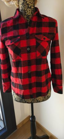 Chemise rouge et noire  - Taille S