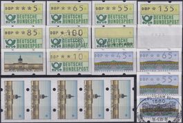 1982-96 Deutschland, Tolle Sammlung Automatenmarken + Belege