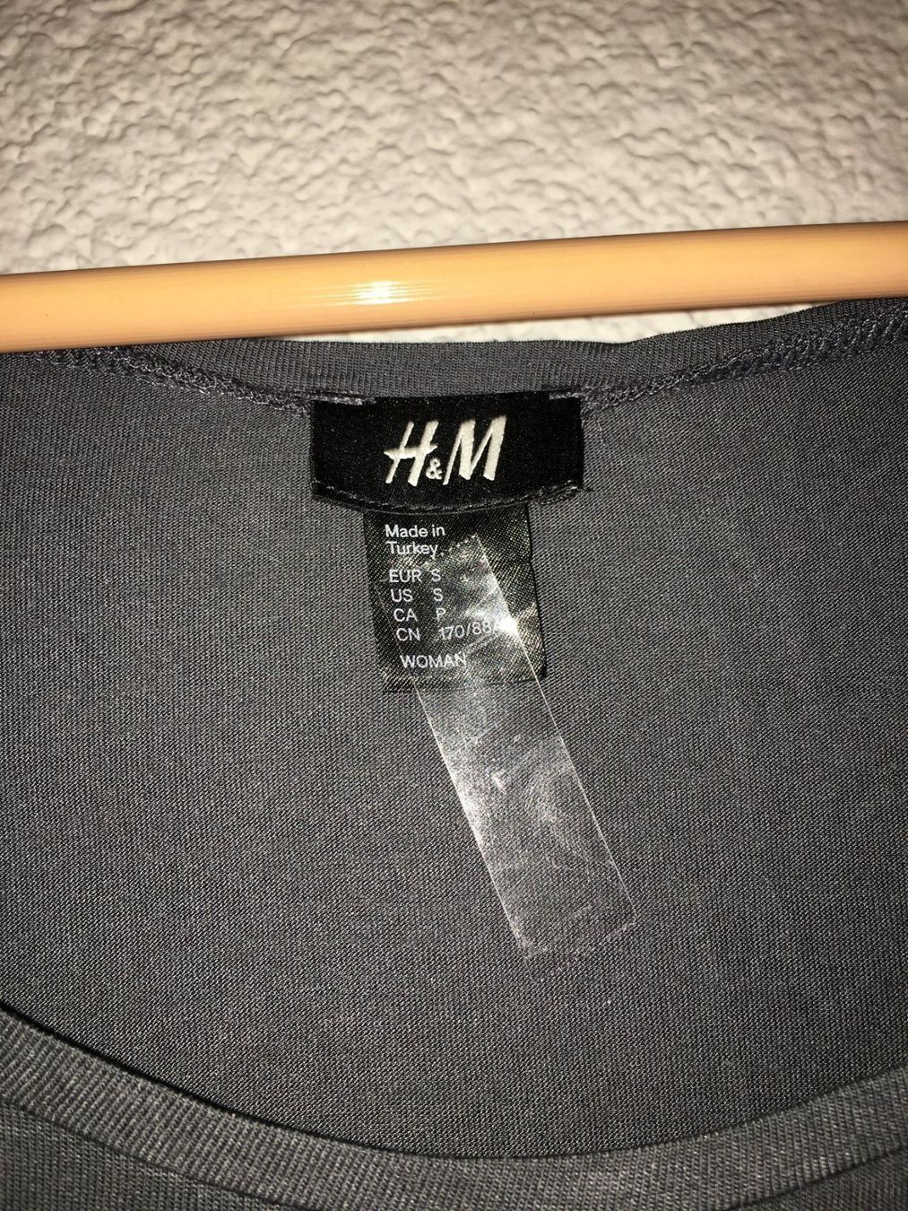 H&M T-Shirts: H&M oversize Shirt, grau, Gr.S – Gebraucht aus Arni AG von Mimo007 1