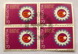 4er Block Nr.665 Stempelt Bern 1982   