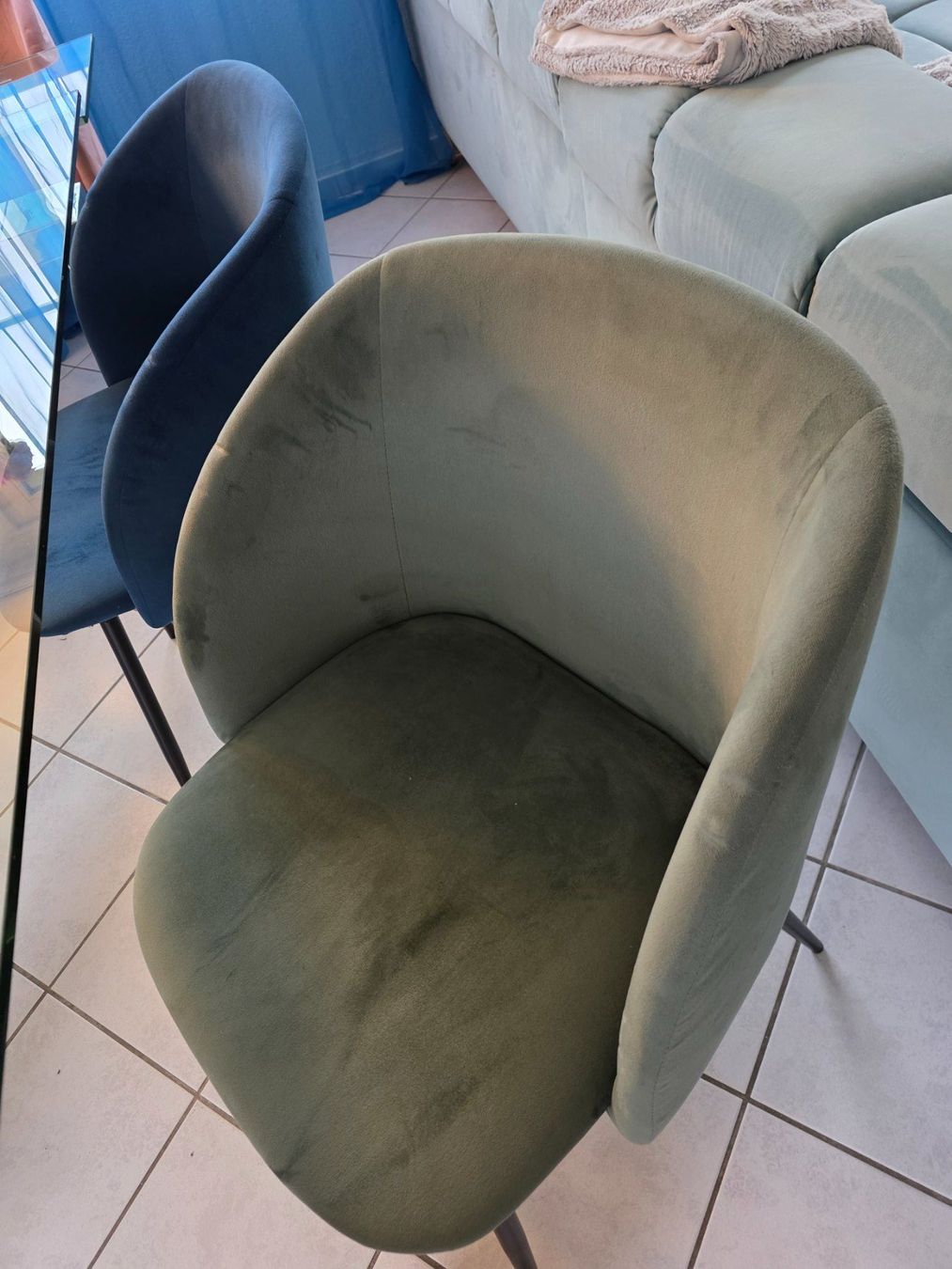 Tischset: Glastisch mit 6 Stühlen – Gebraucht aus Pfyn von alex75 8