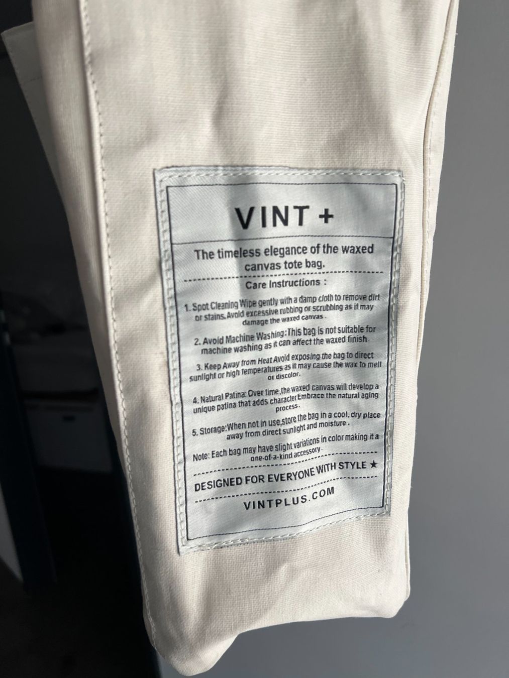 Taschen: VINT+ Waxed Canvas Bag Ivory Big Size - das Platzwunder! – Gebraucht aus Stilli von Bibneu 2