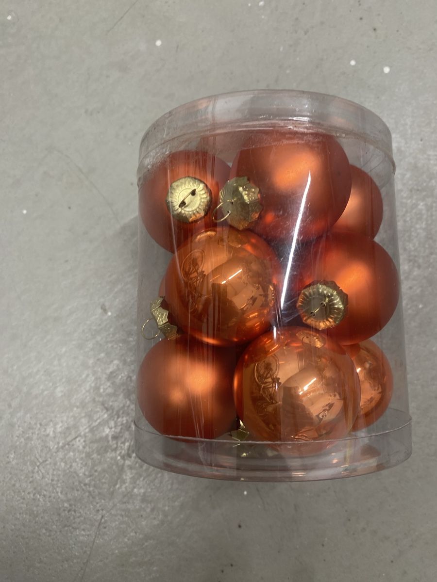 Tutte le decorazioni: Weihnachtskugeln Pinflor orange ca 50 Stück – Usato da Zollikon venduto da Dory11 3